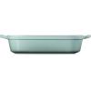 image:imageLe Creuset Enameled Cast Iron Signature Rectangular Roaster 525 qt 98 x 13 OliveSea Salt
