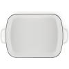 image:imageLe Creuset Enameled Cast Iron Signature Rectangular Roaster 525 qt 98 x 13 OliveWhite