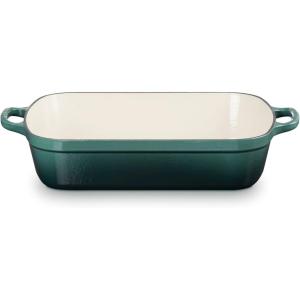 image:imageLe Creuset Enameled Cast Iron Signature Rectangular Roaster 525 qt 98 x 13 OliveArtichaut