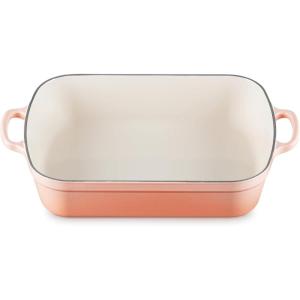 image:imageLe Creuset Enameled Cast Iron Signature Rectangular Roaster 525 qt 98 x 13 OlivePeche