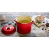 image:imageLe Creuset Enamel On Steel Stockpot 8 qt Deep TealCerise