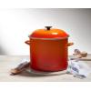 image:imageLe Creuset Enamel On Steel Stockpot 8 qt Deep TealFlame