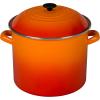 image:imageLe Creuset Enamel On Steel Stockpot 8 qt Deep TealFlame