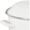 image:imageLe Creuset Enamel On Steel Stockpot 8 qt Deep TealWhite