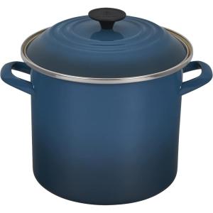 image:imageLe Creuset Enamel On Steel Stockpot 8 qt Deep TealDeep Teal