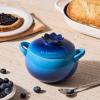 image:imageLe Creuset Stoneware Blueberry Mini Cocotte 16 oz AzureBlueberry