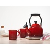 image:imageLe Creuset Enamel On Steel Demi Tea Kettle with Metal Finishes 125 qt RivieraOlive