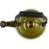 image:imageLe Creuset Enamel On Steel Demi Tea Kettle with Metal Finishes 125 qt RivieraOlive