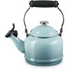 image:imageLe Creuset Enamel On Steel Demi Tea Kettle with Metal Finishes 125 qt RivieraSea Salt