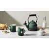 image:imageLe Creuset Enamel On Steel Demi Tea Kettle with Metal Finishes 125 qt RivieraStainless Steel