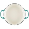 image:imageLe Creuset Enameled Cast Iron Signature Round Wide Dutch Oven 35 qt Sea SaltRiviera
