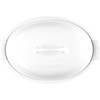 image:imageLe Creuset Stoneware Heritage Covered Oval Casserole 4 qt 14 ArtichautWhite