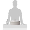image:imageLe Creuset Stoneware Heritage Covered Oval Casserole 4 qt 14 ArtichautWhite