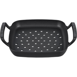 image:imageLe Creuset Alpine Outdoor Collection Enameled Cast Iron Round Utility Pan 35 qtGrill Basket