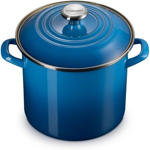 image:imageLe Creuset Enamel on Steel Traditional Stockpot 12 qt Riviera with Stainless Steel KnobMarseille