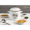 image:imageLe Creuset Enamel On Steel Traditional Shrimp Stockpot 10 qt White