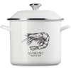 image:imageLe Creuset Enamel On Steel Traditional Shrimp Stockpot 10 qt White