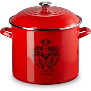 image:imageLe Creuset Enamel On Steel Traditional Lobster Stockpot 20 qt Carmin