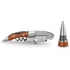image:imageLe Creuset Stainless Steel OneStep Waiters Friend Corkscrew Wine Opener and Stopper SetWood and Stainless Steel