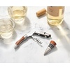 image:imageLe Creuset Stainless Steel OneStep Waiters Friend Corkscrew Wine Opener and Stopper SetWood and Stainless Steel