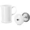 image:imageLe Creuset Stoneware French Press 34 oz PecheWhite