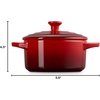 image:imageLe Creuset Stoneware Mini Round Cocotte 24 oz RivieraCerise