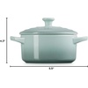 image:imageLe Creuset Stoneware Mini Round Cocotte 24 oz RivieraSea Salt