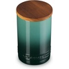 image:imageLe Creuset Stoneware Signature XL Salt Cellar and Storage Canister with Wood Lid 384 oz 12 qt RivieraArtichaut