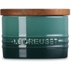 image:imageLe Creuset Stoneware Signature XL Salt Cellar and Storage Canister with Wood Lid 384 oz 12 qt RivieraArtichaut