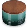 image:imageLe Creuset Stoneware Signature XL Salt Cellar and Storage Canister with Wood Lid 384 oz 12 qt RivieraArtichaut