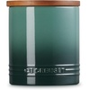 image:imageLe Creuset Stoneware Signature XL Salt Cellar and Storage Canister with Wood Lid 384 oz 12 qt RivieraArtichaut