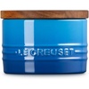 image:imageLe Creuset Stoneware Signature XL Salt Cellar and Storage Canister with Wood Lid 384 oz 12 qt RivieraMarseille