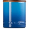 image:imageLe Creuset Stoneware Signature XL Salt Cellar and Storage Canister with Wood Lid 384 oz 12 qt RivieraMarseille