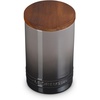 image:imageLe Creuset Stoneware Signature XL Salt Cellar and Storage Canister with Wood Lid 384 oz 12 qt RivieraOyster