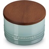 image:imageLe Creuset Stoneware Signature XL Salt Cellar and Storage Canister with Wood Lid 384 oz 12 qt RivieraSea Salt