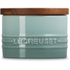 image:imageLe Creuset Stoneware Signature XL Salt Cellar and Storage Canister with Wood Lid 384 oz 12 qt RivieraSea Salt