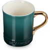 image:imageLe Creuset Stoneware Vancouver Mug with Gold Metallic Handle 14 oz RivieraArtichaut