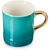 image:imageLe Creuset Stoneware Vancouver Mug with Gold Metallic Handle 14 oz RivieraRiviera