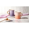 image:imageLe Creuset Stoneware Vancouver Mug with Gold Metallic Handle 14 oz RivieraWhite