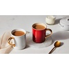 image:imageLe Creuset Stoneware Vancouver Mug with Gold Metallic Handle 14 oz RivieraWhite