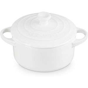 image:imageLe Creuset Stoneware Mini Round Cocotte 24 oz RivieraWhite