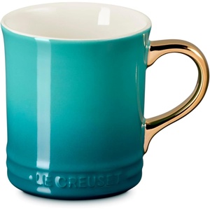 image:imageLe Creuset Stoneware Vancouver Mug with Gold Metallic Handle 14 oz RivieraRiviera