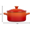 image:imageLe Creuset Stoneware Mini Round Cocotte 8 oz MarseilleFlame