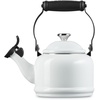 image:imageLe Creuset Enamel On Steel Demi Tea Kettle 125 qt NectarWhite