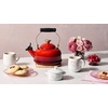 image:imageLe Creuset Enamel On Steel Whistling Tea Kettle 17 qt NectarCeriseHeart Knob