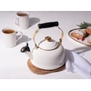 image:imageLe Creuset Enamel On Steel Whistling Tea Kettle 17 qt NectarWhiteGold