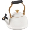 image:imageLe Creuset Enamel On Steel Whistling Tea Kettle 17 qt NectarWhiteGold