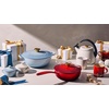image:imageLe Creuset Enamel on Steel Cloche Kettle 22 qt NectarCeriseGold