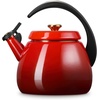 image:imageLe Creuset Enamel on Steel Cloche Kettle 22 qt NectarCeriseGold