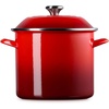 image:imageLe Creuset Enamel on Steel Traditional Stockpot 6 qt WhiteGoldCerise